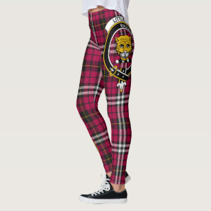 Scotstee Clan Liten Kamouflage Mönster Tartan Dam Leggings