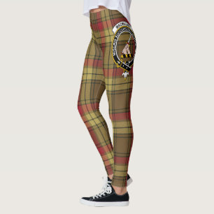 Scotstee Clan MacMillan Gammaldags Vädrat Vapenrun Leggings
