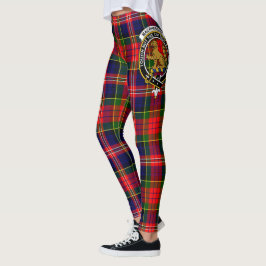 Scotstee Clan MacPherson Ancient Crest Tartan Leggings