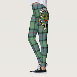Scotstee Clan MacThomas Ancient Crest Tartan Kvinn Leggings