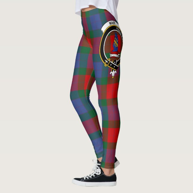 Scotstee Clan Mar Crest Tartan Dam Leggings (Vänster)