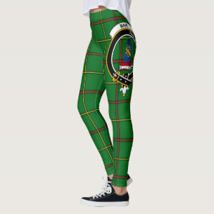 Scotstee Clan Mar HuntingCrest Tartan Kvinnor Leggings