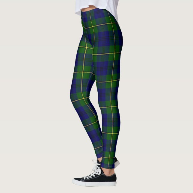 Scotstee Clan Marjoribanks Modern Uråldig Tartan Leggings (Vänster)