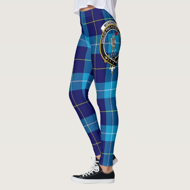 Scotstee Clan McKerrell Crest Tartan Kvinnors Legg Leggings (Vänster)