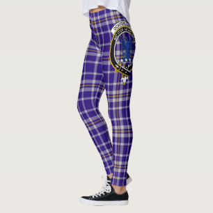 Scotstee Clan Ochterlony Crest Tartan Kvinnor Leggings