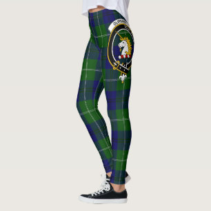 Scotstee Clan Oliphant Crest Tartan Kvinnors Leggi Leggings