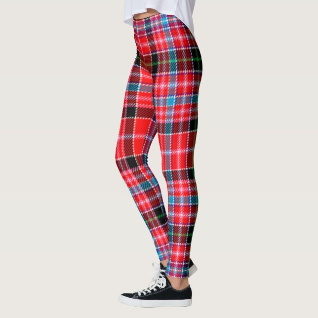 Scotstee Clan Pitblado Tartan Damstrumpor Leggings (Vänster)