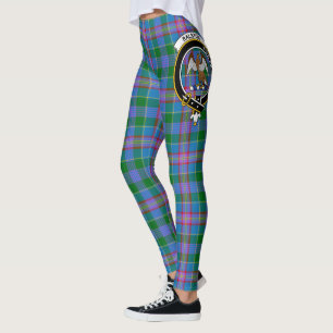 Scotstee Clan Ralston Crest Tartan Kvinnors Leggin Leggings
