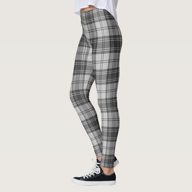 Scotstee Clan Sandilands Grå Tartan Dam Legging (Vänster)
