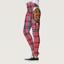Scotstee Clan Udny Crest Tartan Dam Leggings