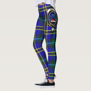 Scotstee Clan Weir Crest Tartan Kvinnors Leggings