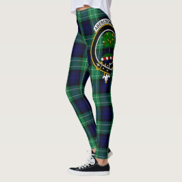Scotstee klan Abercrombie vapen tartan kvinnor Leggings