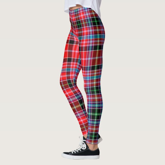 Scotstee Klan Aberdeen Tartan Women Leggings (Vänster)