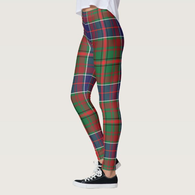 Scotstee Klan Adam Ancient Tartan Women Leggings (Vänster)