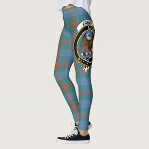 Scotstee Klan Agnew Ancient Vapensköld Tartan Wome Leggings