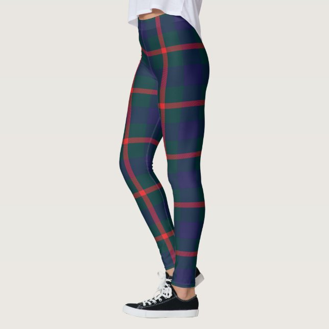 Scotstee Klan Agnew Tartan Women Leggings (Vänster)