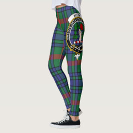 Scotstee Klan Aiton Vapensköld Tartan Women Leggin Leggings