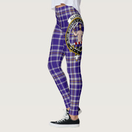 Scotstee Klan Allardice Vapensköld Tartan Women Le Leggings