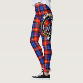 Scotstee Klan Anstruther Vapensköld Tartan Kvinnor Leggings