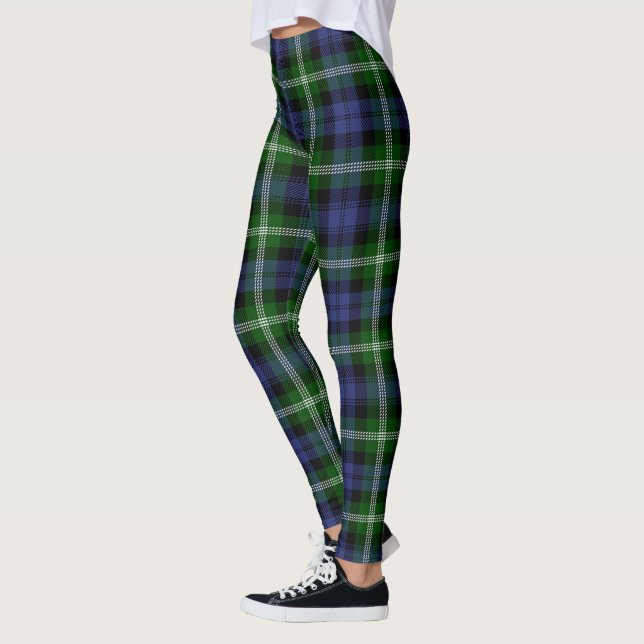 Scotstee Klan Baillie Tartan Women Leggings (Vänster)