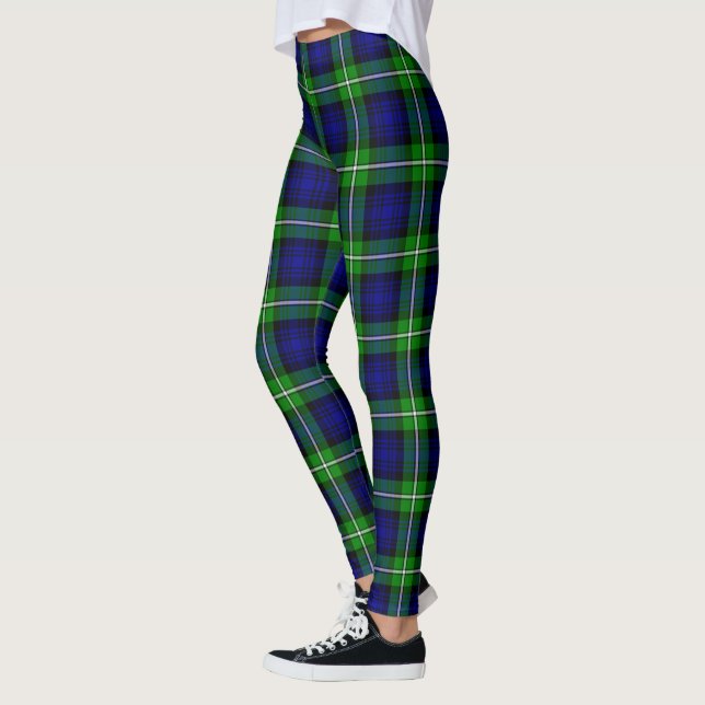Scotstee Klan Bannerman Tartan Women Leggings (Vänster)