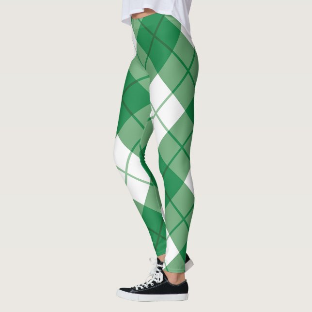 Scotstee Klan Bias Tartan Women Leggings (Vänster)