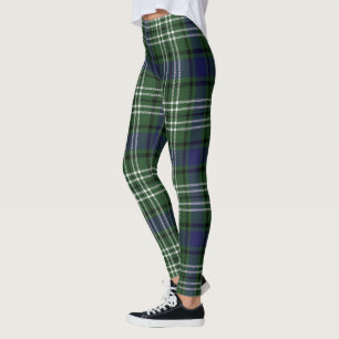 Scotstee Klan Blyth Tweeside District Tartan Women Leggings