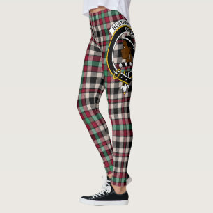 Scotstee Klan Borthwick Ancient Vapensköld Tartan Leggings