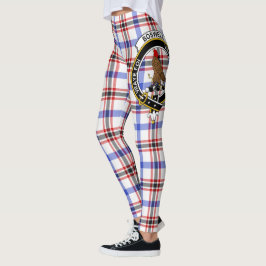 Scotstee Klan Boswell Modern Vapensköld Tartan Wom Leggings