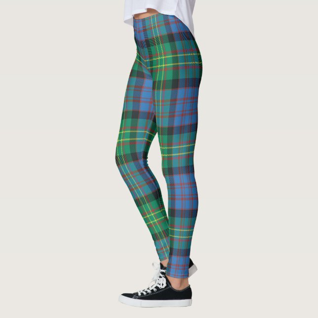Scotstee Klan Bowie Tartan Women Leggings (Vänster)