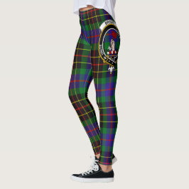 Scotstee Klan Brodie Hunting Vapensköld Tartan Wom Leggings