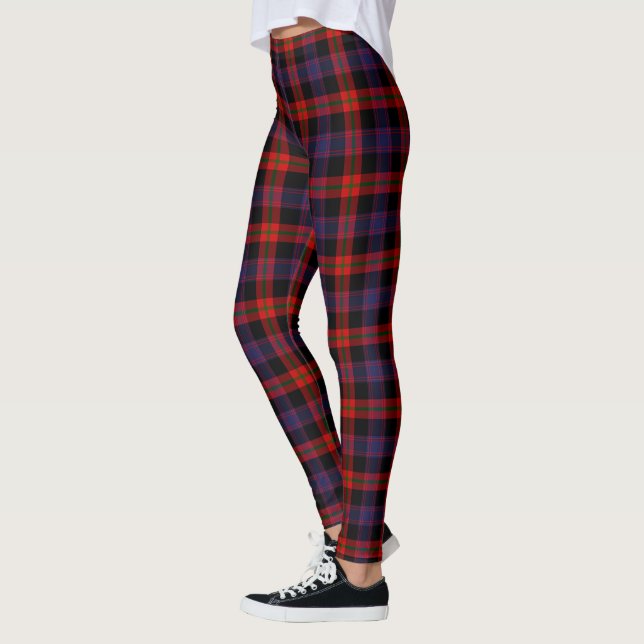 Scotstee Klan Broun Tartan Women Leggings (Vänster)