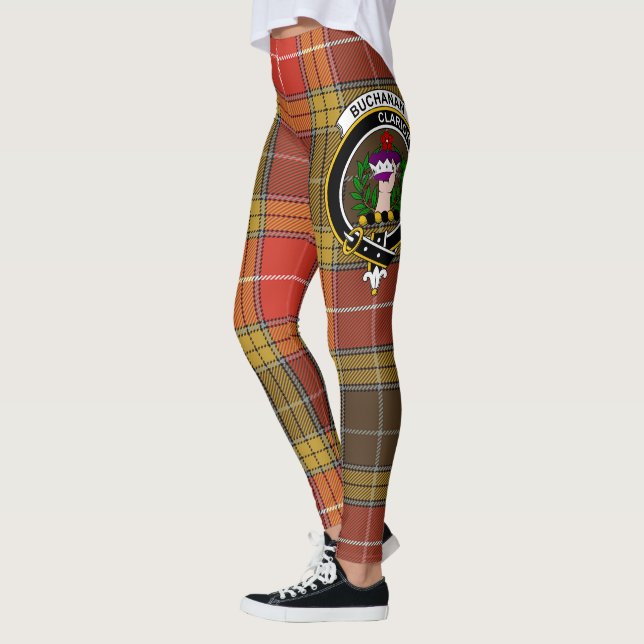 Scotstee Klan Buchanan Gammal Väderbiten Kam Tar Leggings (Vänster)
