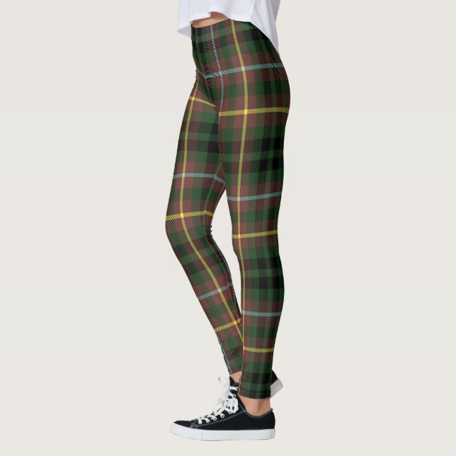 Scotstee Klan Buchanan Hunting Tartan Women Leggings (Vänster)
