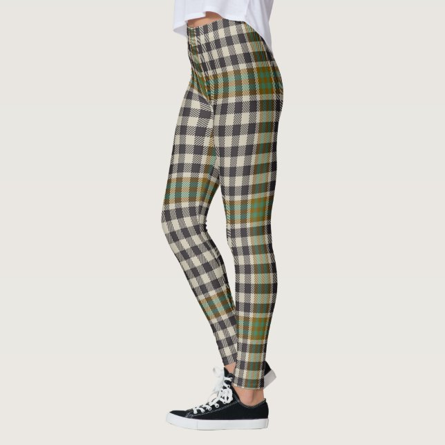Scotstee klan Burns Tartan Dambyxor Leggings (Vänster)