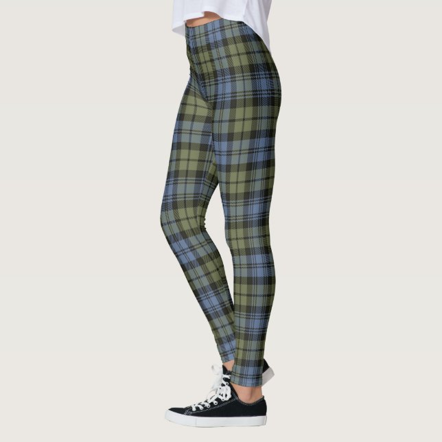 Scotstee Klan Campbell Faded Tartan Women Leggings (Vänster)