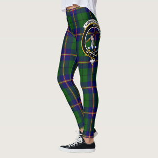 Scotstee Klan Carmichael Modern Vapensköld Tartan Leggings