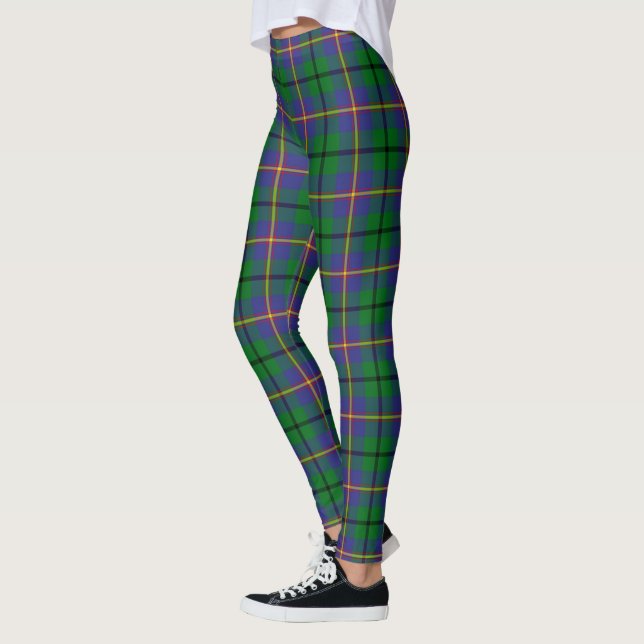 Scotstee Klan Carmichael Tartan Women Leggings (Vänster)