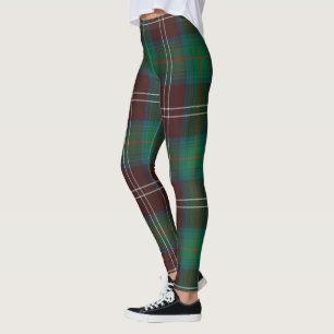 Scotstee Klan Chisholm Hunting Ancient Tartan Wome Leggings