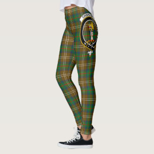 Scotstee Klan Chisholm Hunting Vapensköld Tartan W Leggings