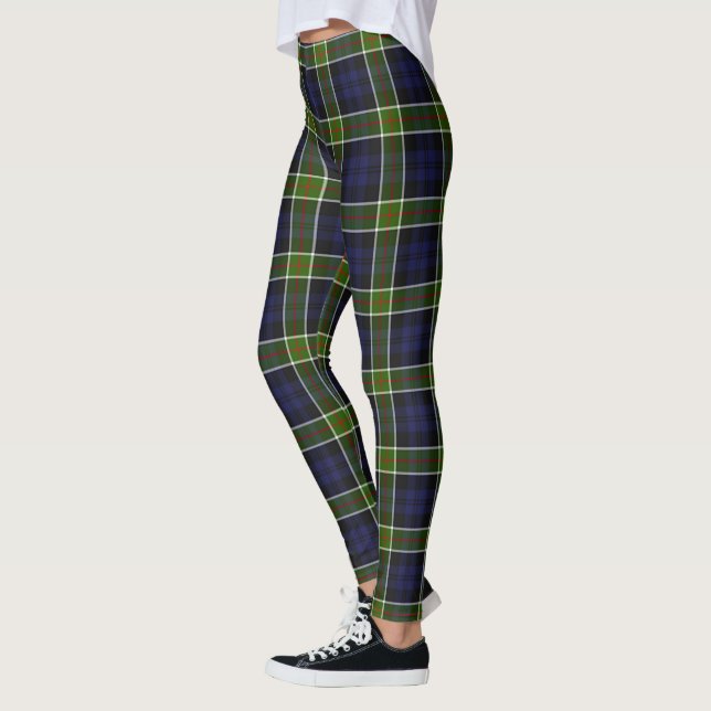 Scotstee Klan Colquhoun Tartan Women Leggings (Vänster)