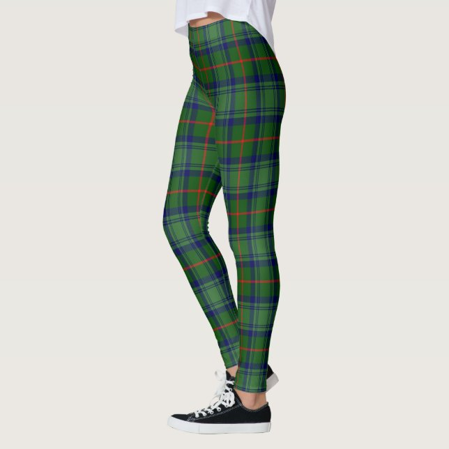Scotstee klan Cranstoun Modern Tartan Kvinnor Leggings (Vänster)