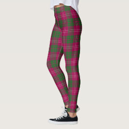 Scotstee Klan Crawford Modern Tartan Women Legging