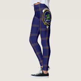 Scotstee Klan Crichton Vapensköld Tartan Women Leg Leggings