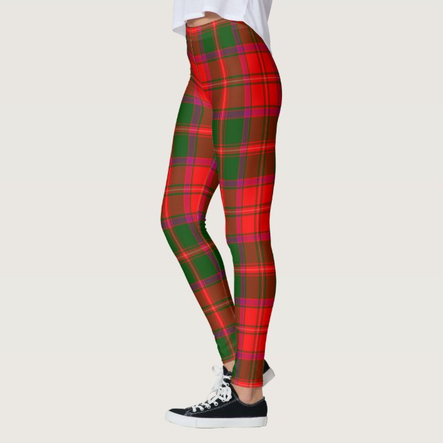Scotstee Klan Crief District Tartan Women Leggings (Vänster)