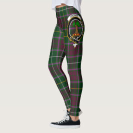 Scotstee Klan Crosbie Vapensköld Tartan Women Legg Leggings