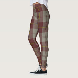 Scotstee Klan Cunningham Burgundy Dancers Tartan W Leggings