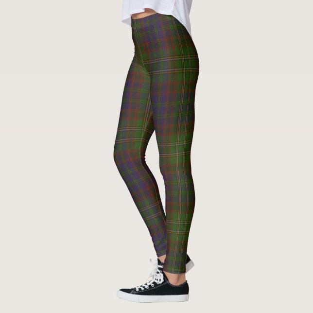 Scotstee Klan Cunningham Hunting Modern Tartan Wom Leggings (Vänster)