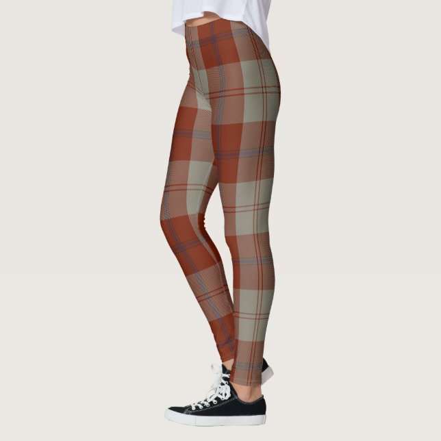 Scotstee Klan Davidson Dress Dancers Tartan Women Leggings (Vänster)