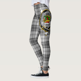 Scotstee Klan Douglas Grått Modern Vapensköld Tart Leggings